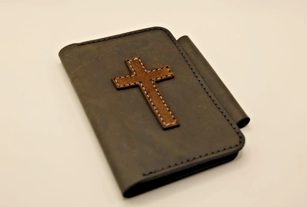 Handcrafted leather journal